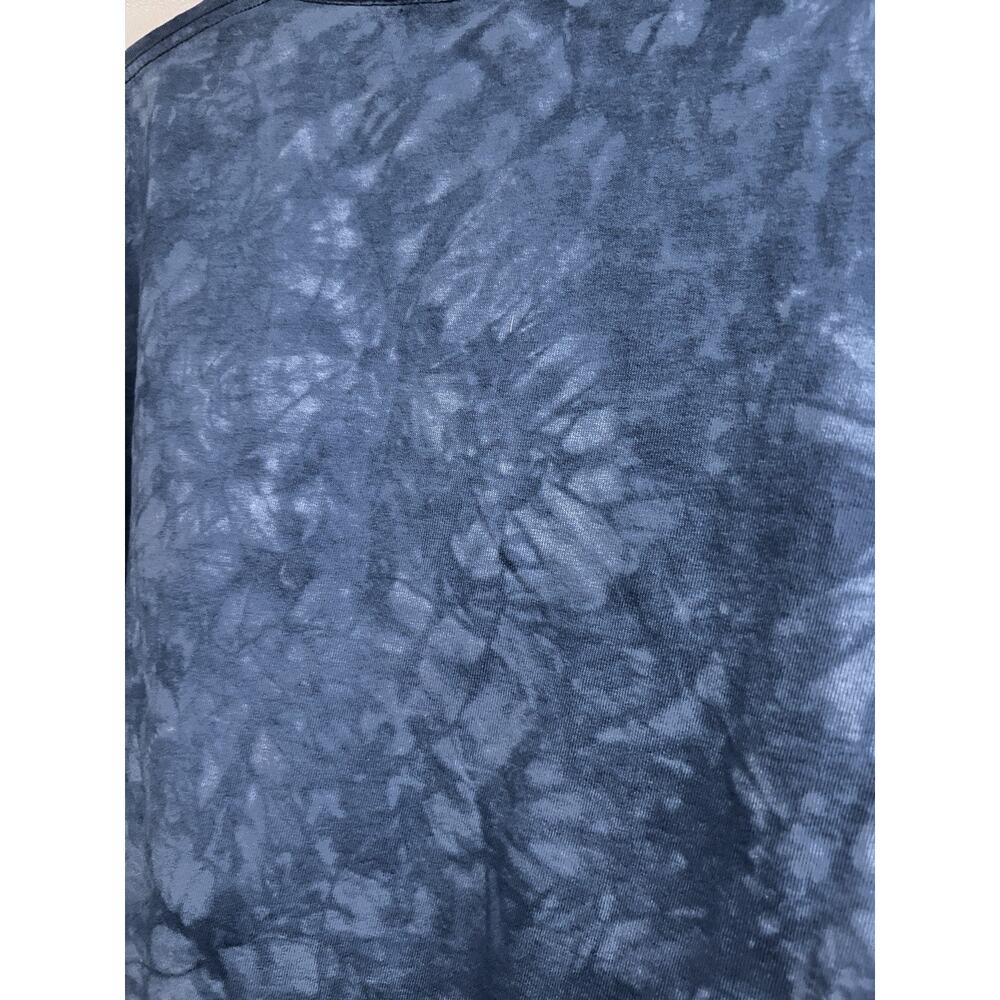 The Mountain Mens Blue Tie Dye Pocket Kitten Graphic T-Shirt Medium Stretch - Picture 5 of 7